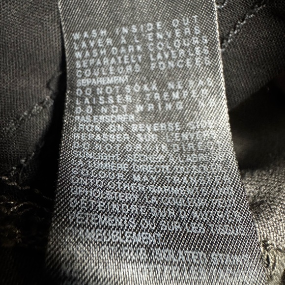 ALL SAINTS Low Rise Cropped Skinny Gray/Light Blue Floral Jeans Zipper at Hem 28 - Picture 13 of 14